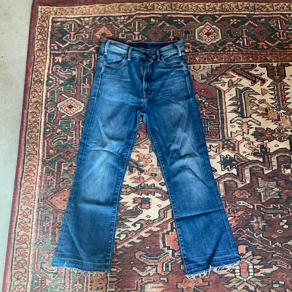 Mother Denim The Hustler Cropped In Satisfaction, Guaranteed Size 27